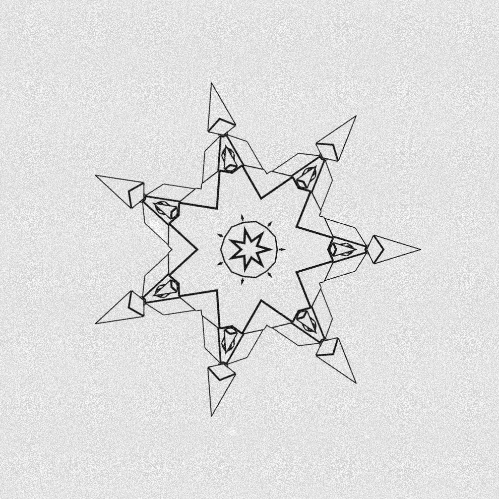 Monochrome Kaleido #121 static token preview