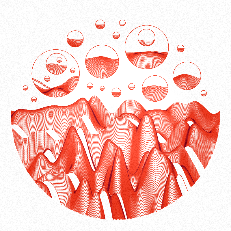 Plottable Mountain Moons #128 static NFT preview