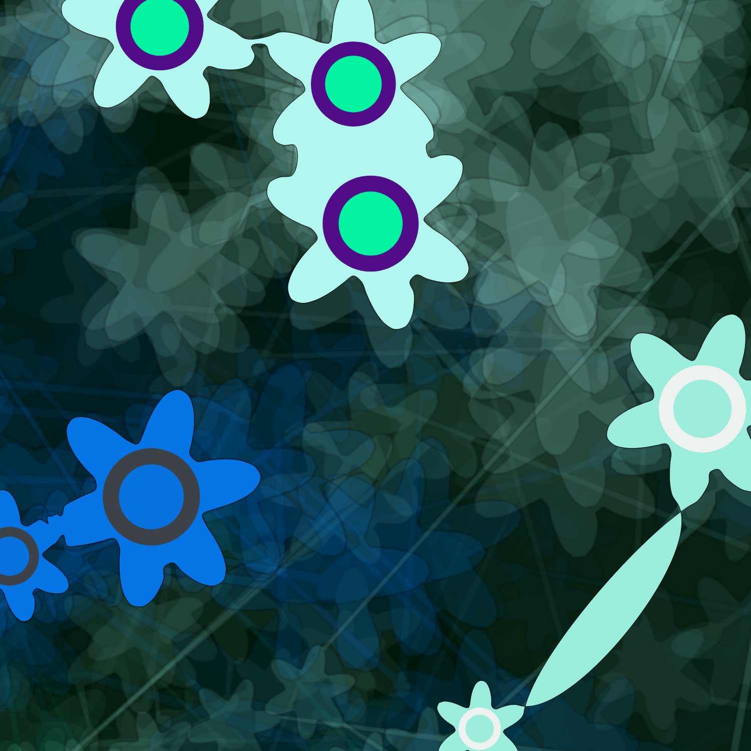 Geometric colorful shapes (Free edition) #99 static token preview