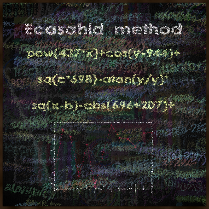 Formula on chalkboard 100% code #11 static token preview