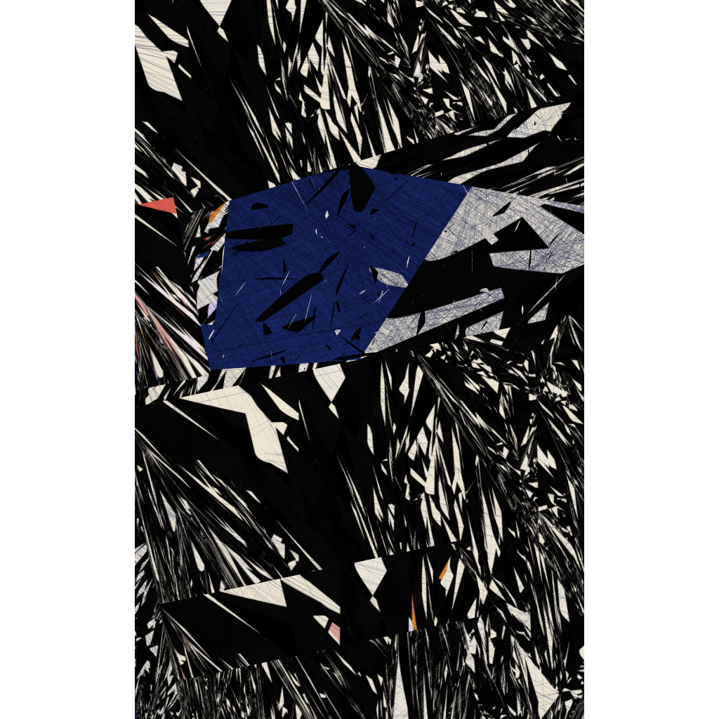 Broken Abstractions in Black #137 static NFT preview