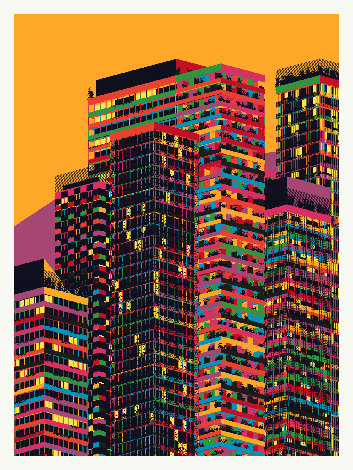 Perpendicular Inhabitation #448 static NFT preview