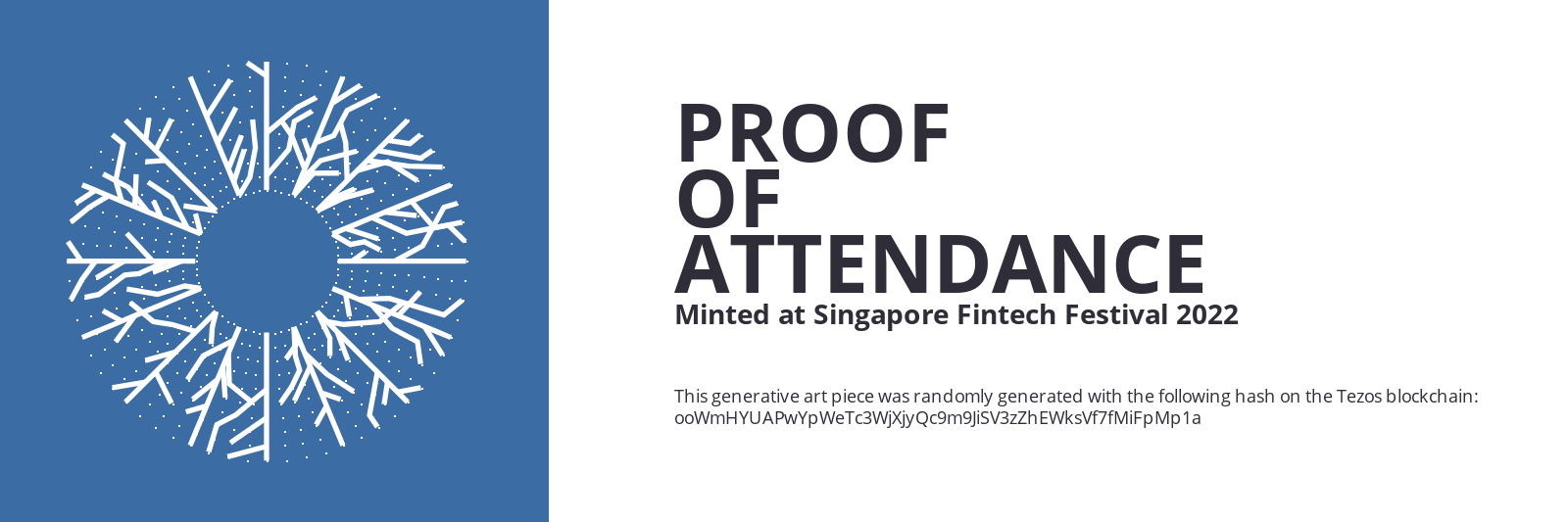 SFF2022 Proof of Attendance Token #1121 static token preview