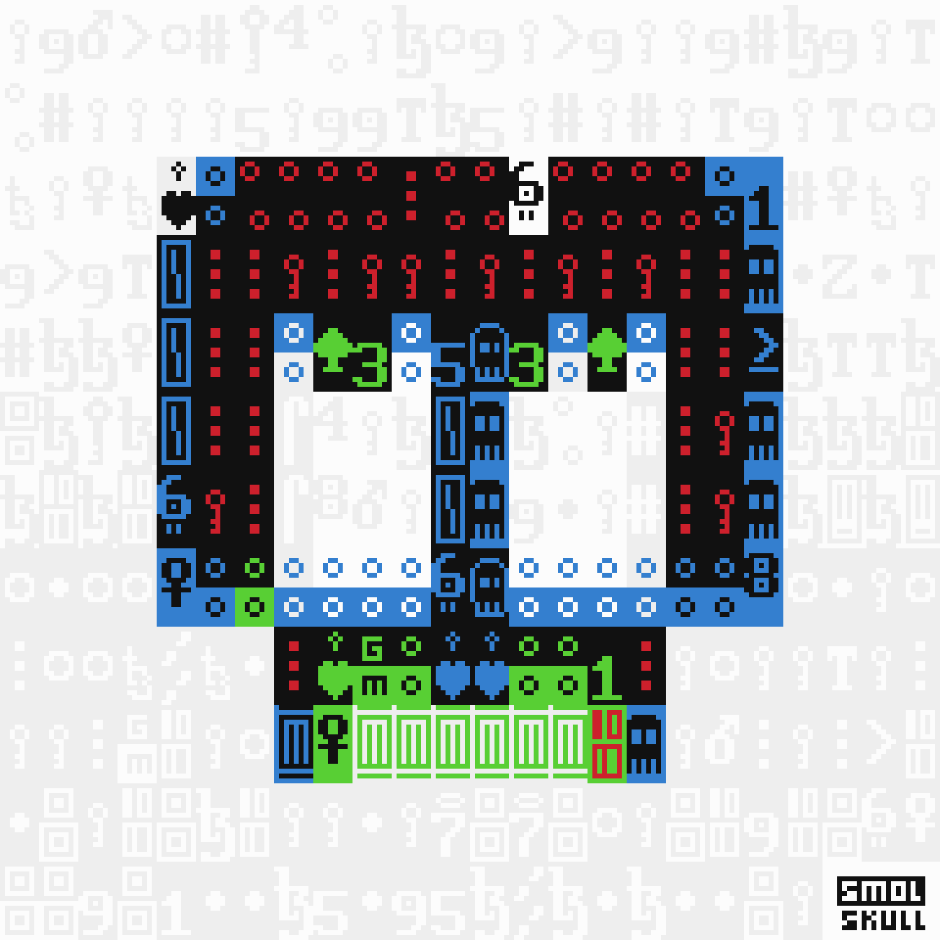 ASCII-SMOLSKULL #7 static token preview