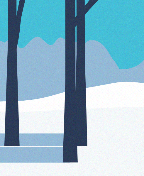 Minimal Snow Landscape #65 static token preview