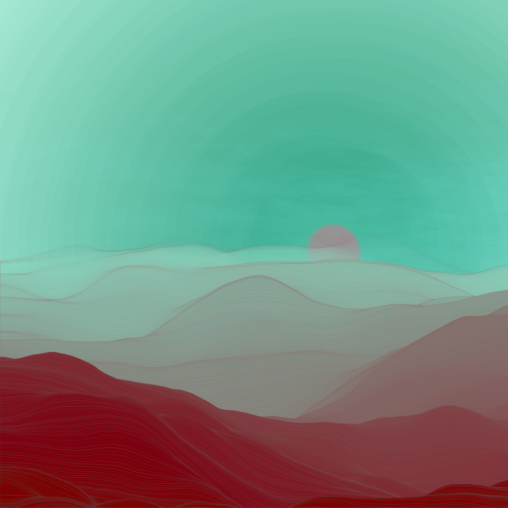 Valley at Dawn #26 static NFT preview