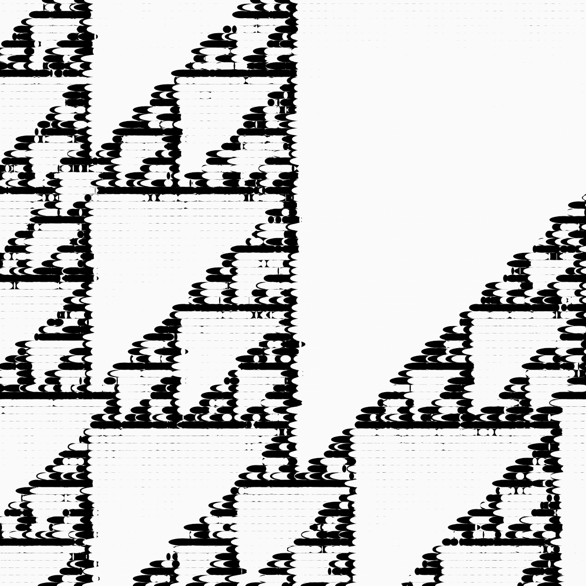 ElementaryCellularAutomatonMadeOfEllipses #71 static token preview