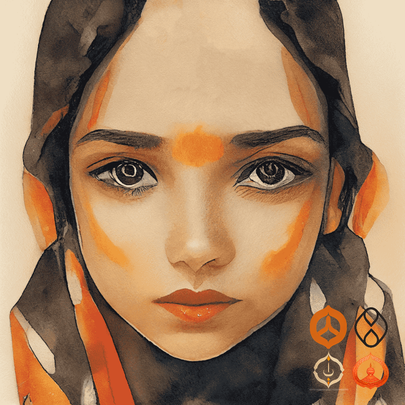 Hindu girl meditating #1 static token preview