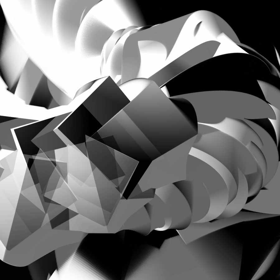 Transparent Evolving Sculpture #55 static token preview