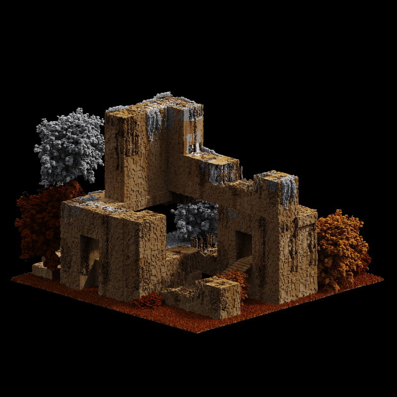 The voxel house #N1 #10 static token preview
