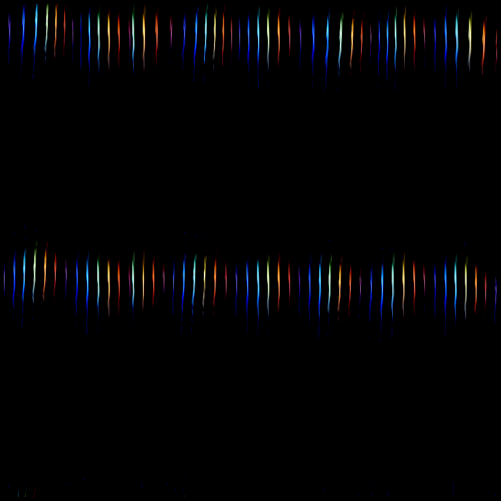 Rainbow rain #24 static NFT preview