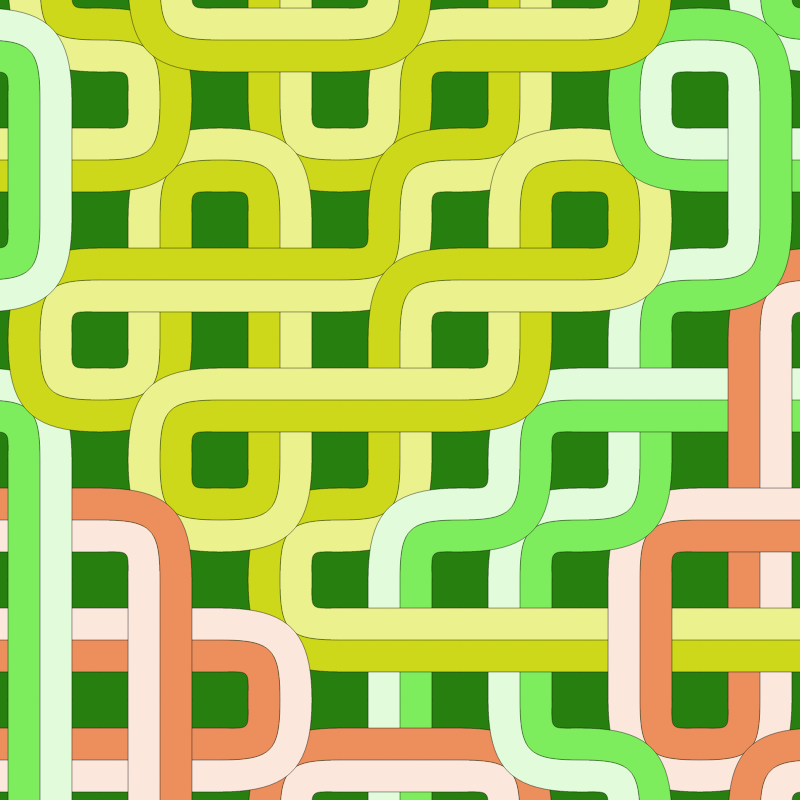 Bézier Truchet #20 static token preview
