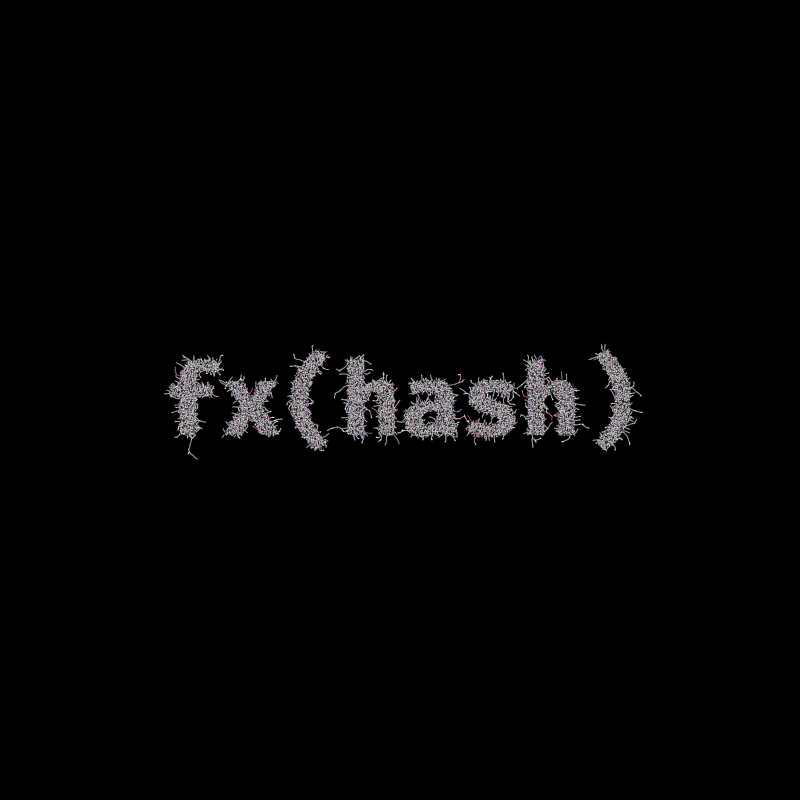 FXHASH Logo with Features #967 static token preview