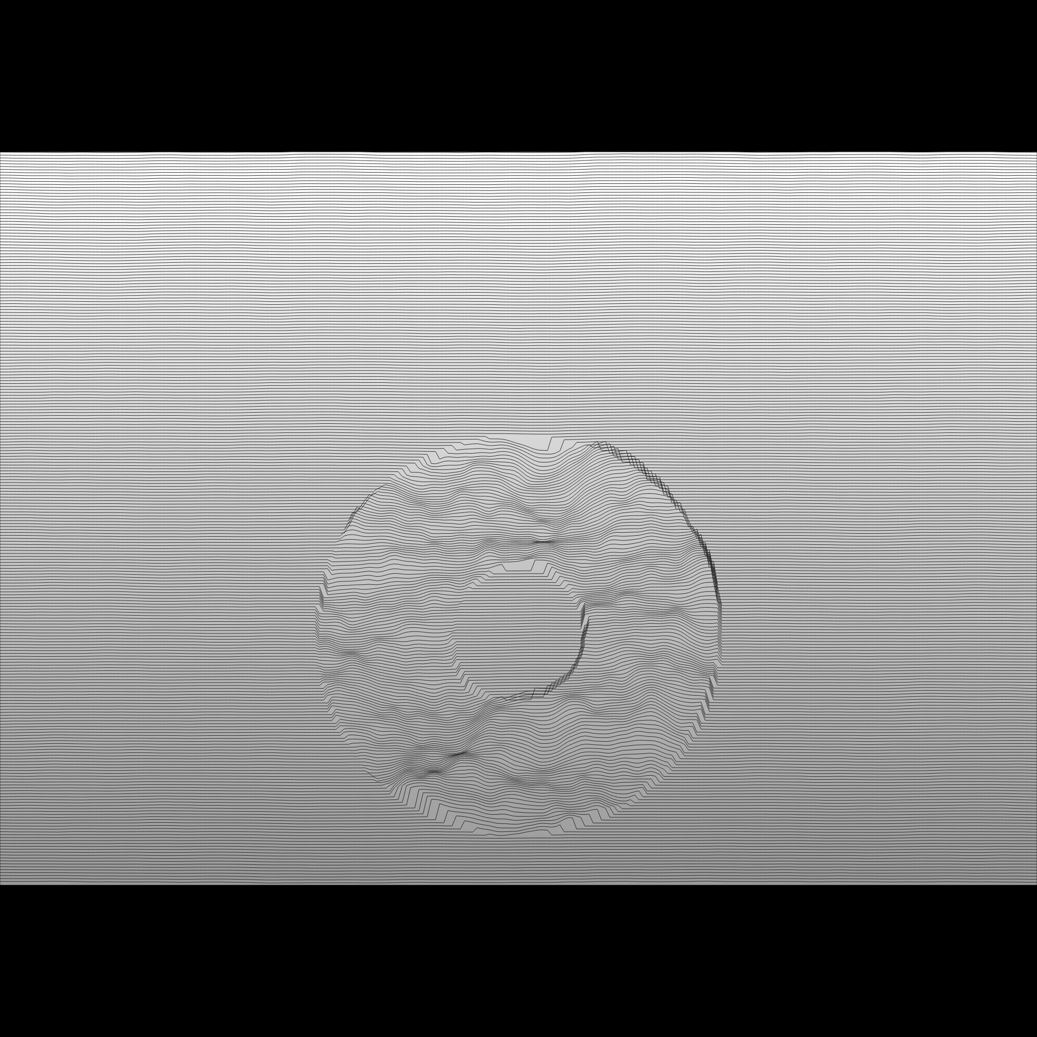 Waves Circle (For Plotter) #57 static NFT preview