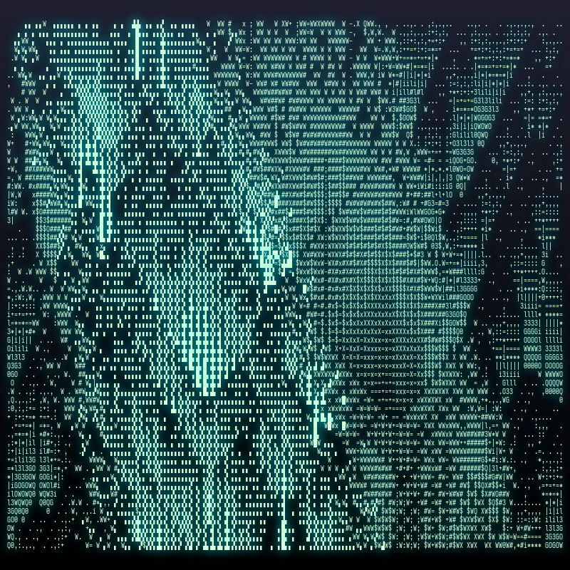 ASCII-SCAPE #244 static token preview