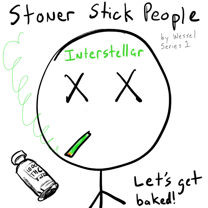 Stoner Stick People #143 static token preview