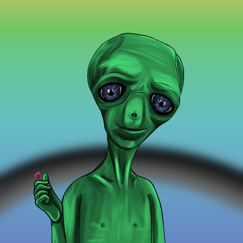 fxAlien #60 static NFT preview