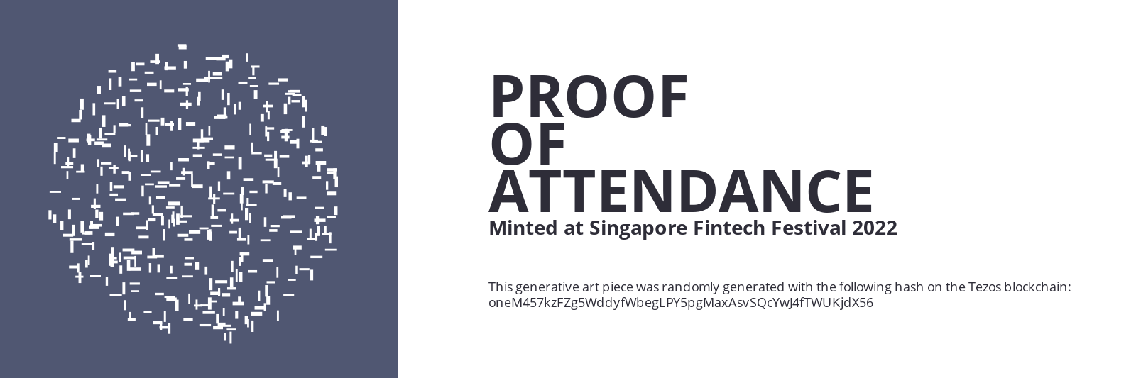 SFF2022 Proof of Attendance Token #785 static token preview