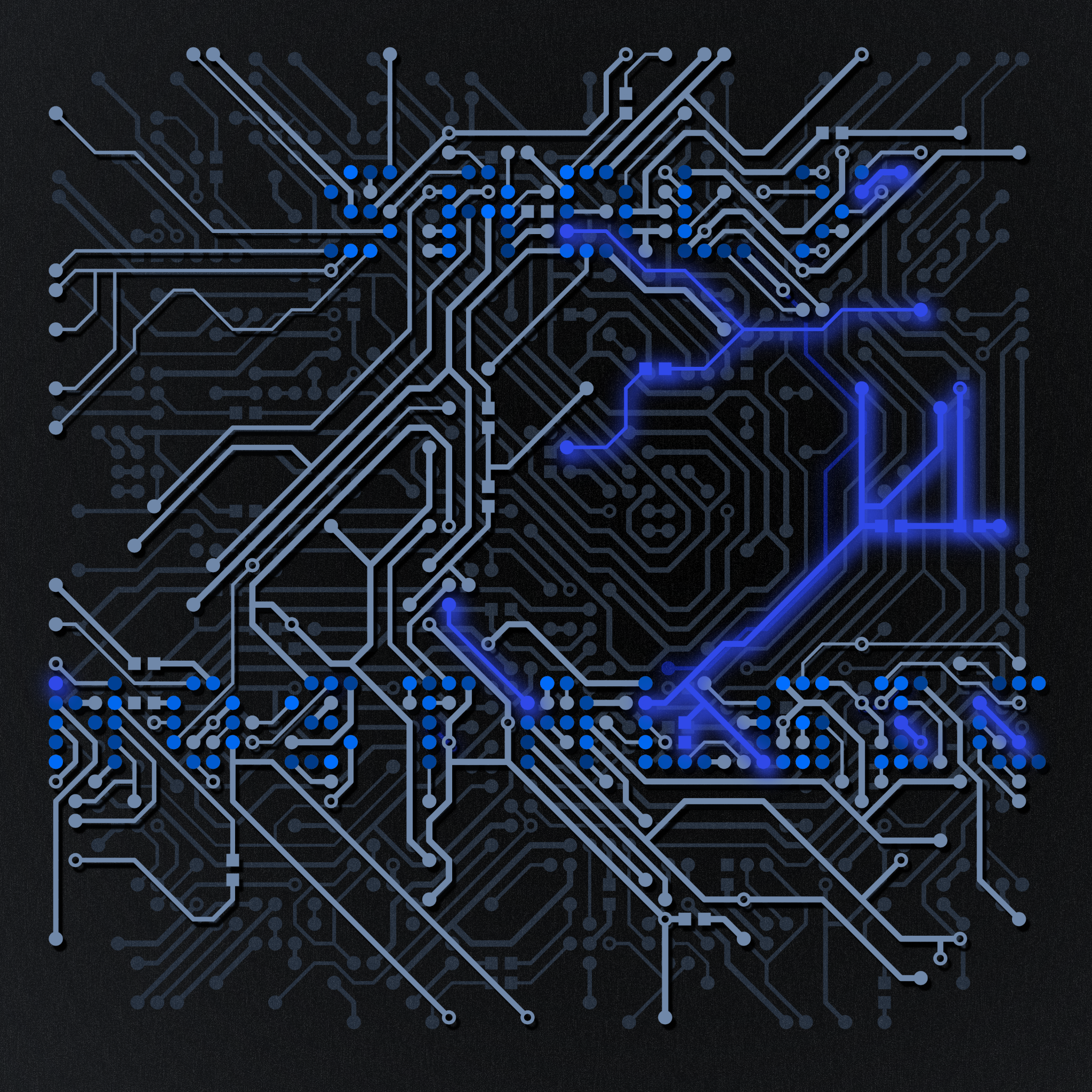 Bright Circuits #124 static NFT preview