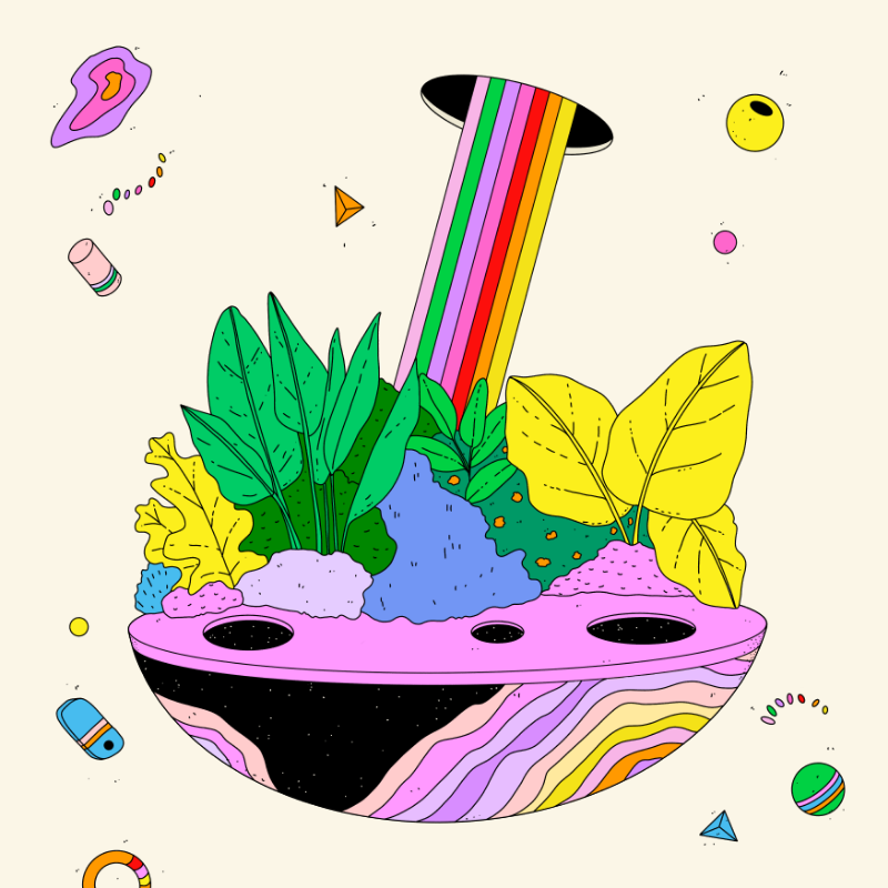 🌈🌴🪐 #250 static token preview