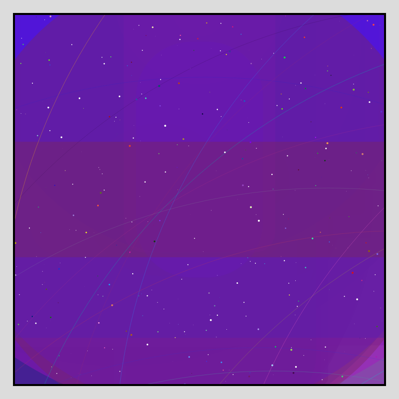 Color Field Starry B #246 static token preview
