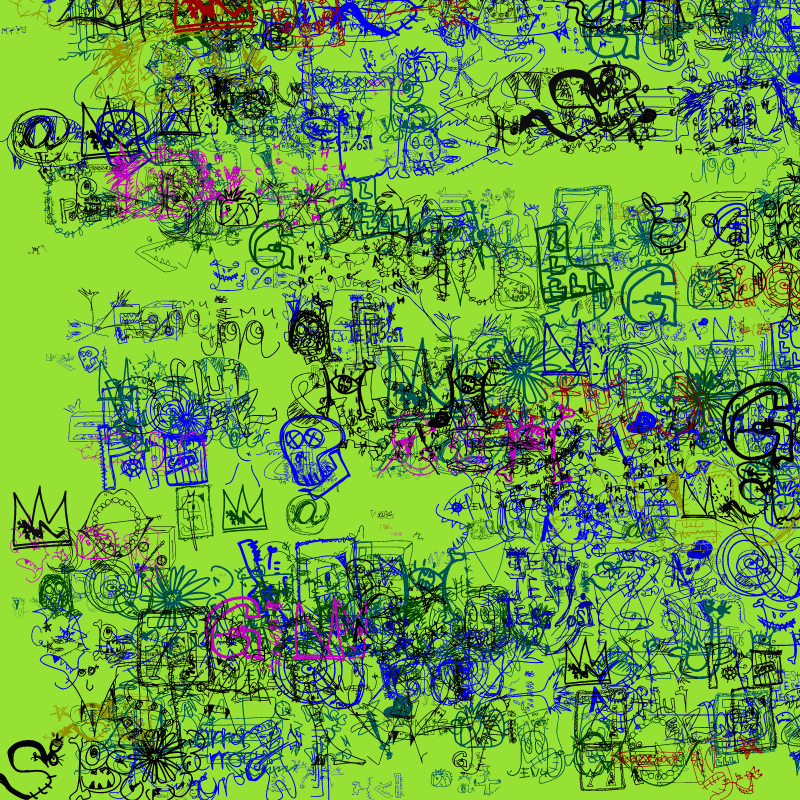 BadGraffiti J #54 static NFT preview