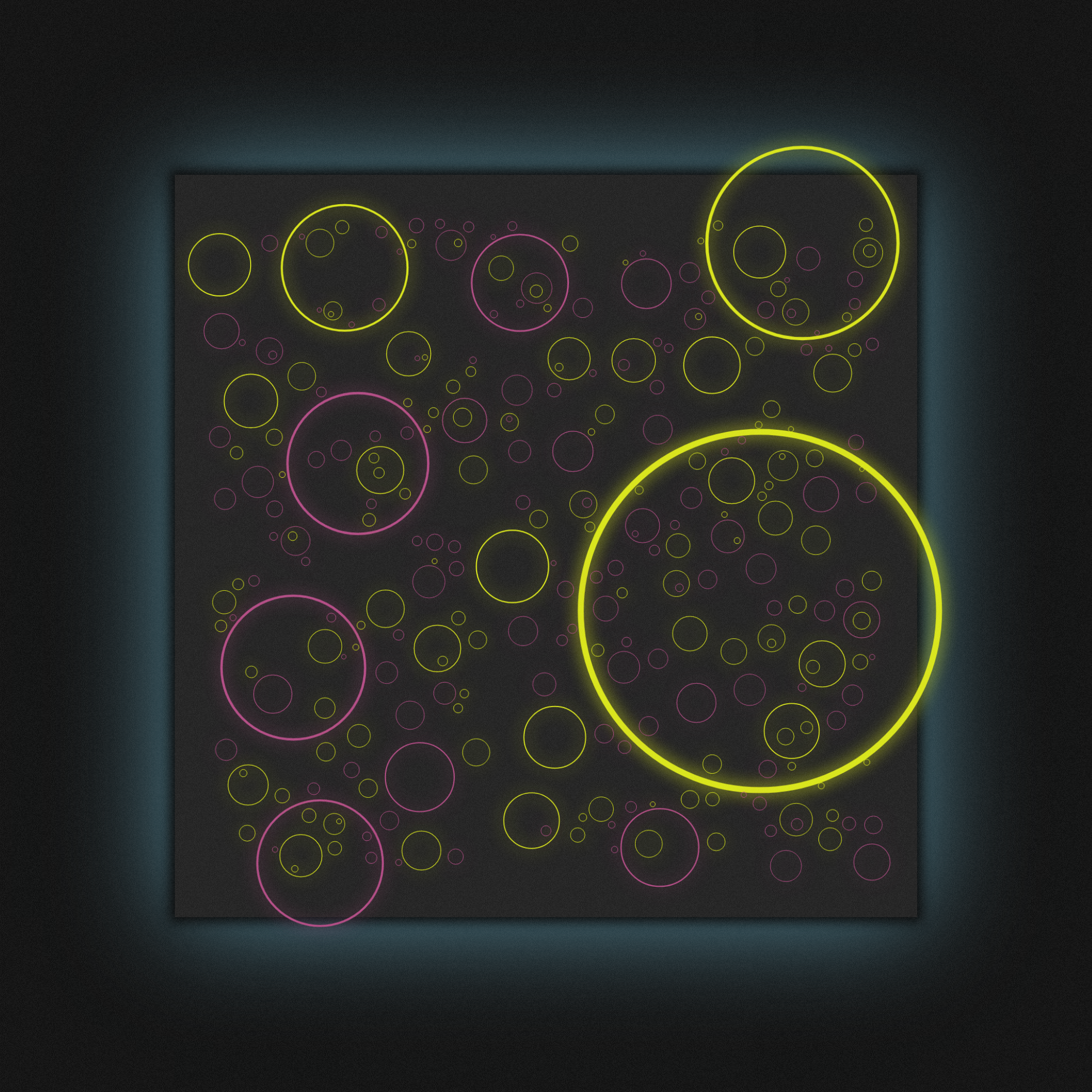 Nevercolliding Circles #11 static NFT preview