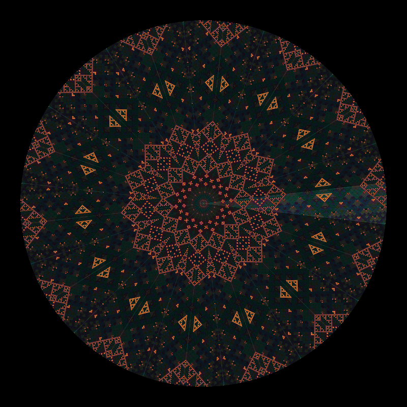 Binary kaleidoscope #87 static NFT preview