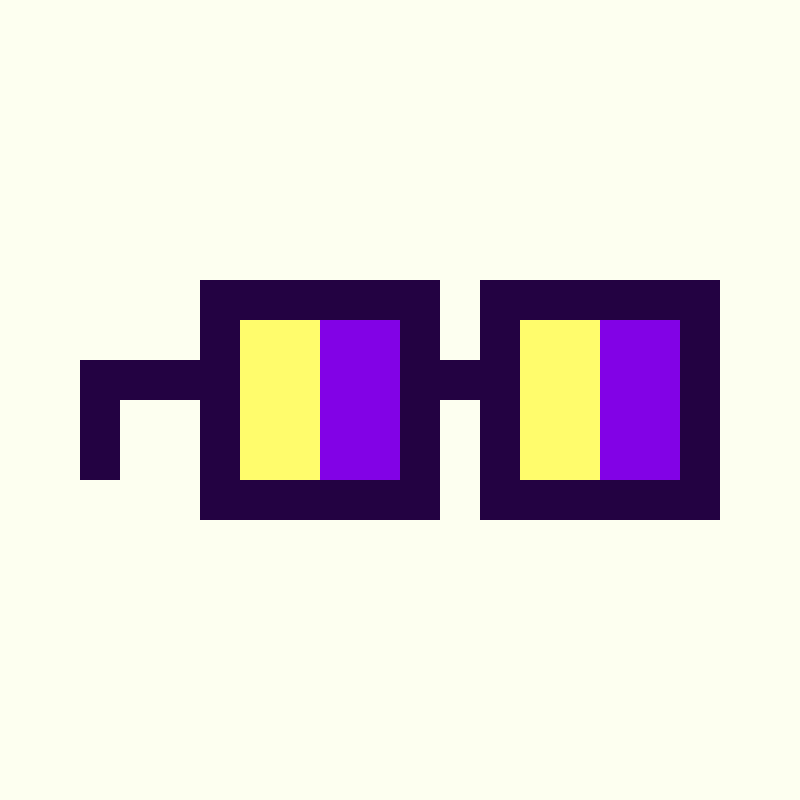 Coded Nouns Glasses #54 static token preview