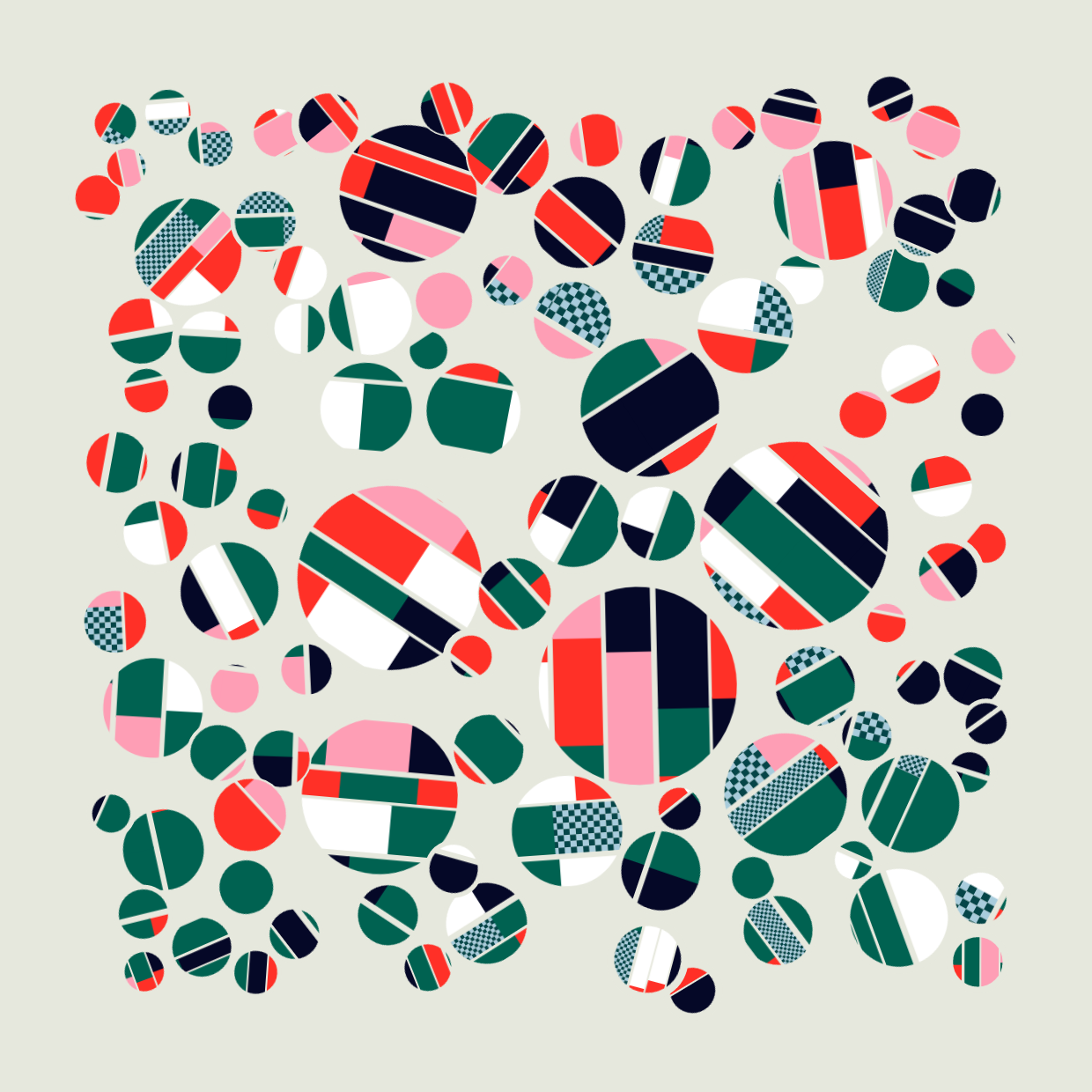 Influence no.1: Circular Expansion #46 static NFT preview