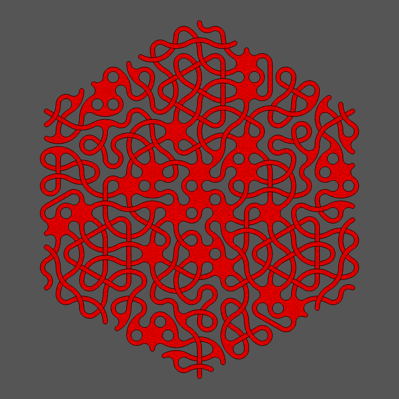 Threefold Symmetry - Dark Variations #374 static NFT preview