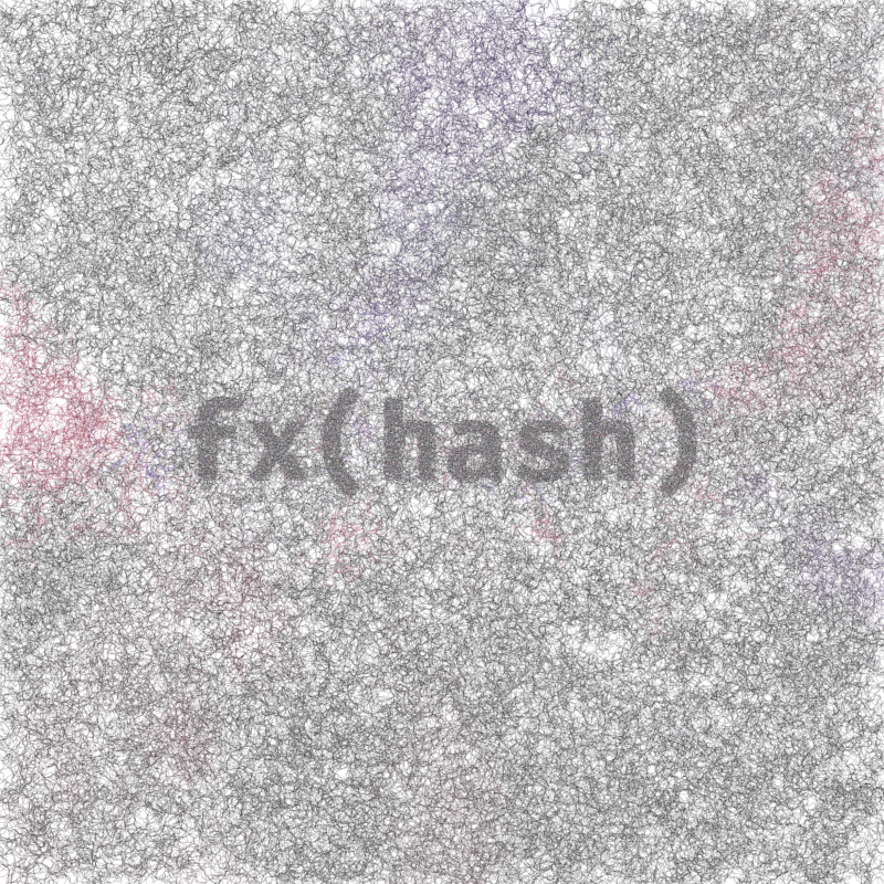 FXHASH Generative Logo #104 static token preview