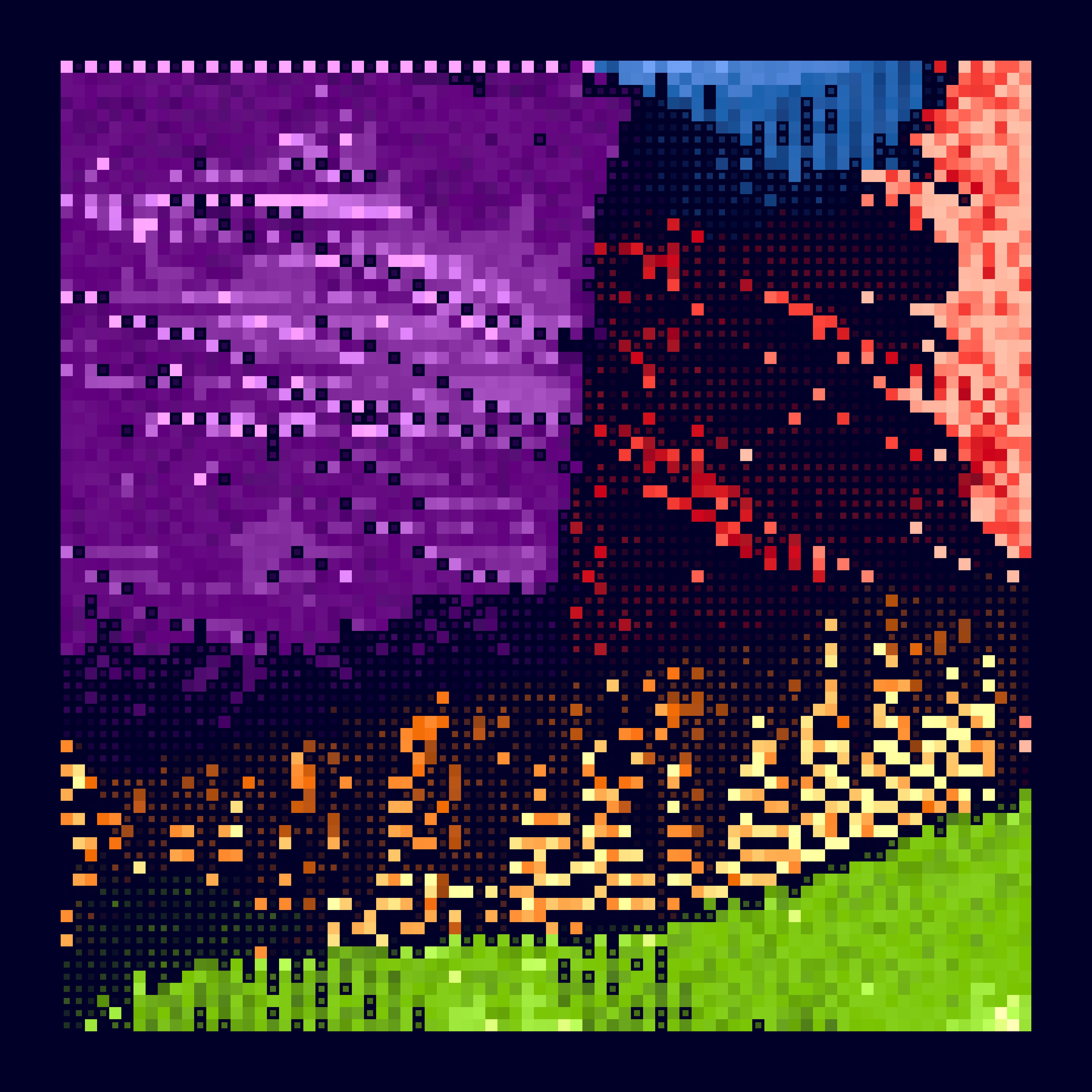 Pixel Blobs II #111 static NFT preview