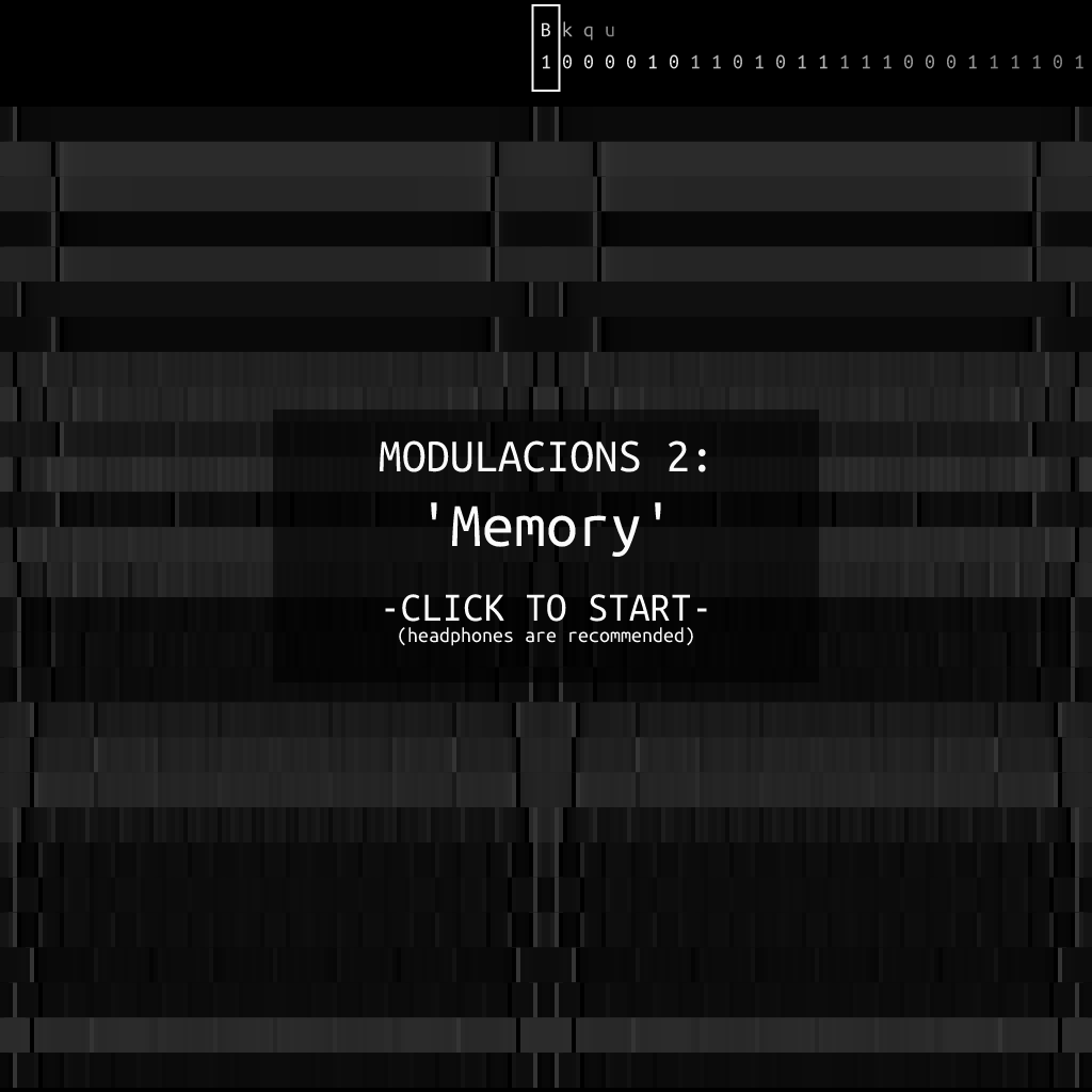 Modulacions 2: 'Memory' (audio) #111 static NFT preview