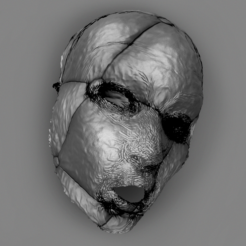 Minima Monochromy Mask #14 static token preview