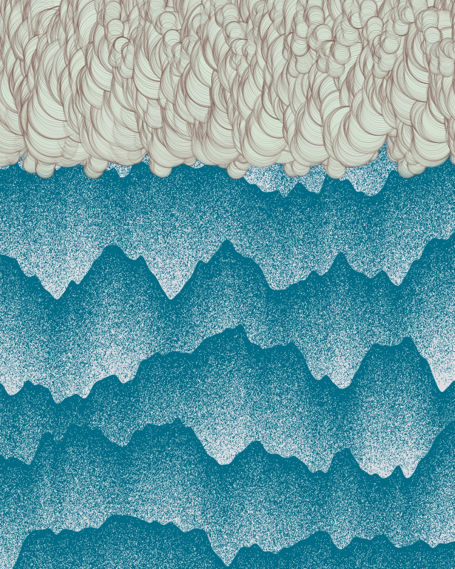Clouds over the Mountains #141 static token preview