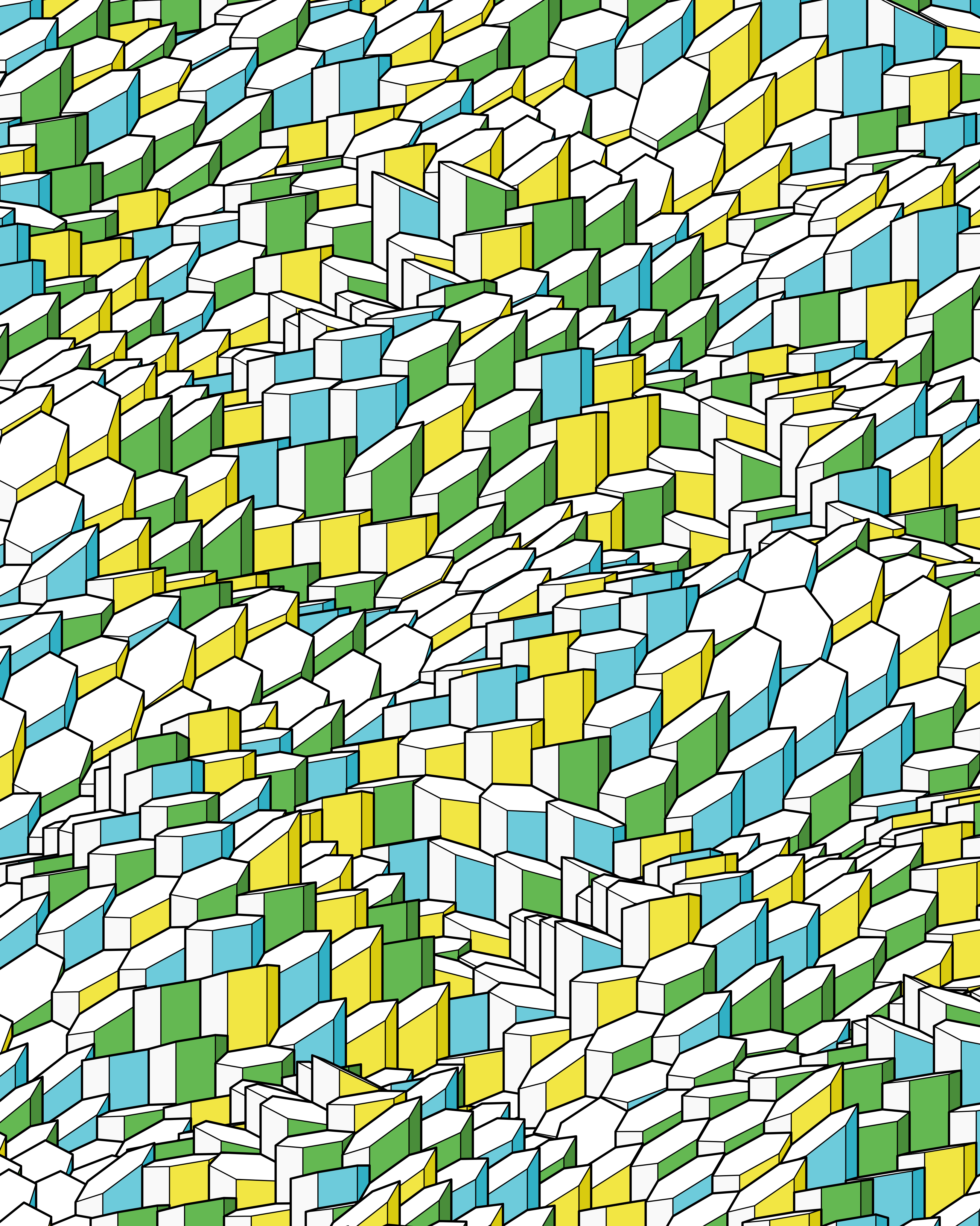 Hexagones Landscape #162 static token preview