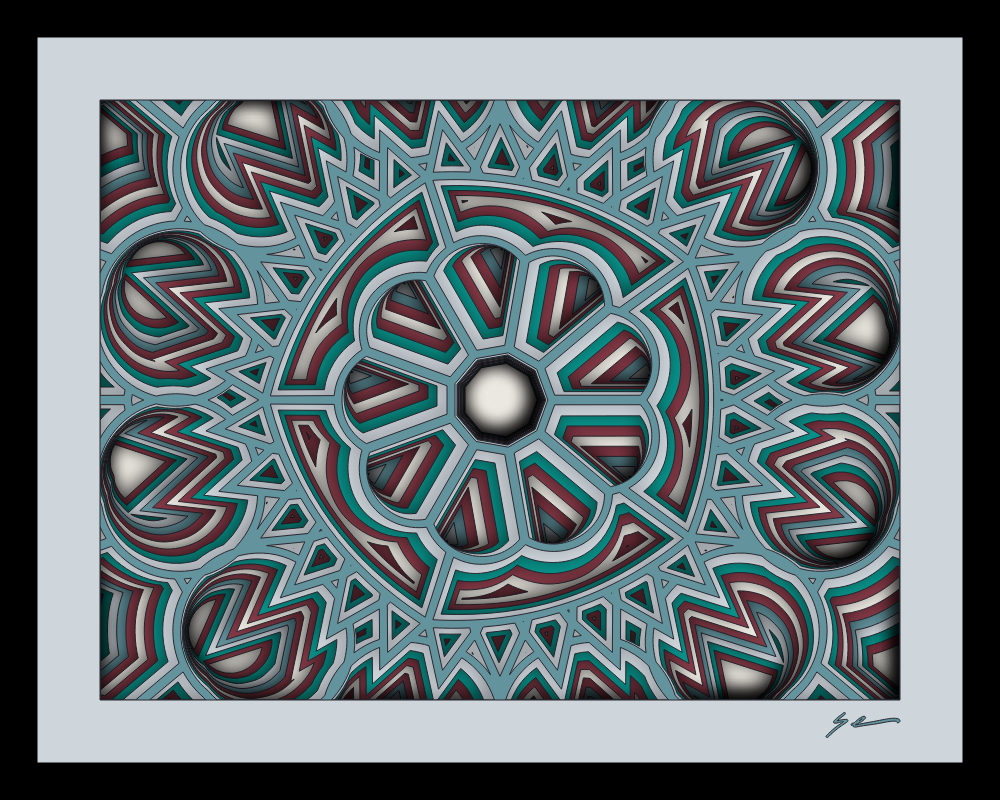 fx(mandala) #272 static NFT preview