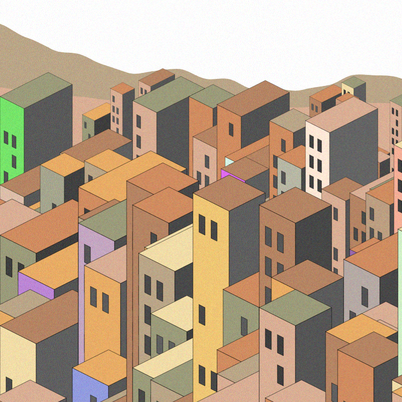 Coloured City #76 static NFT preview