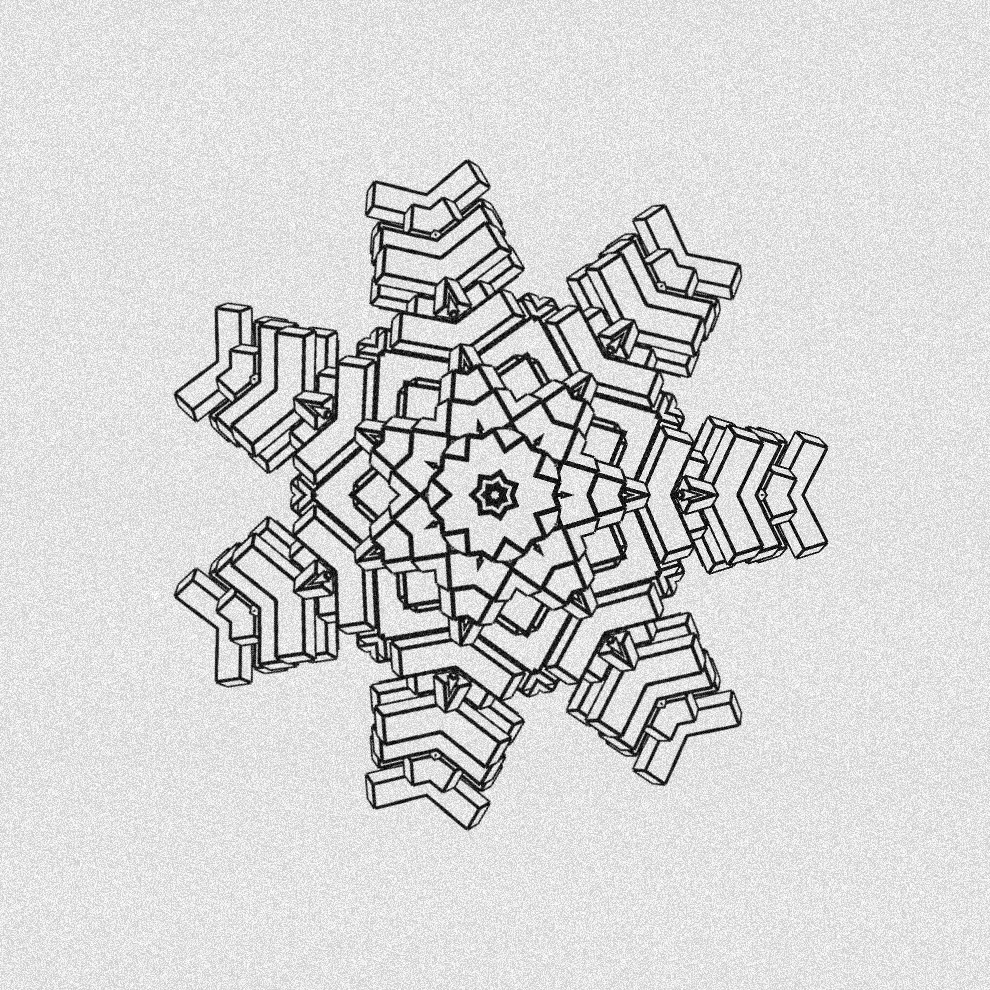 Monochrome Kaleido #383 static token preview