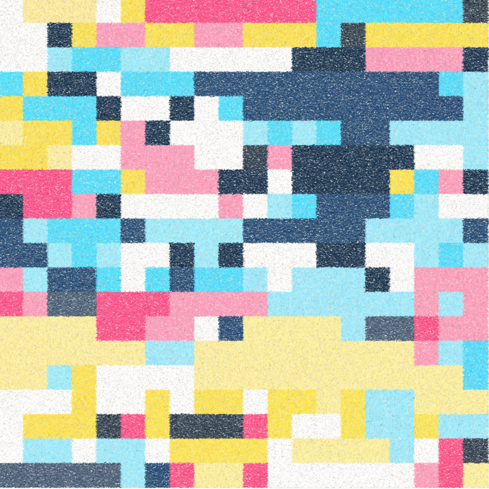 Hydrangea & Patchwork #204 static NFT preview