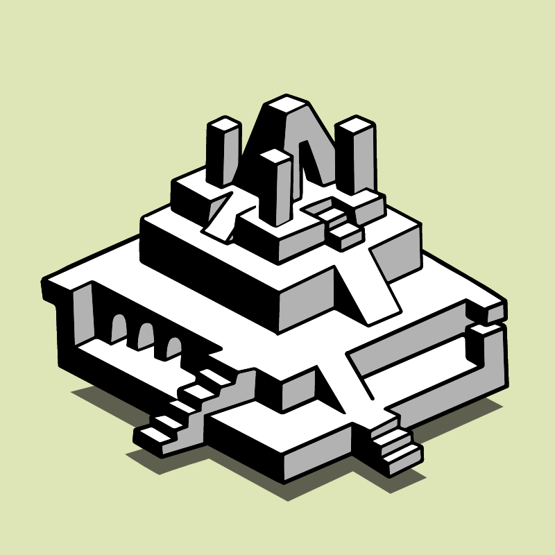 LOST TEMPLE #154 static token preview