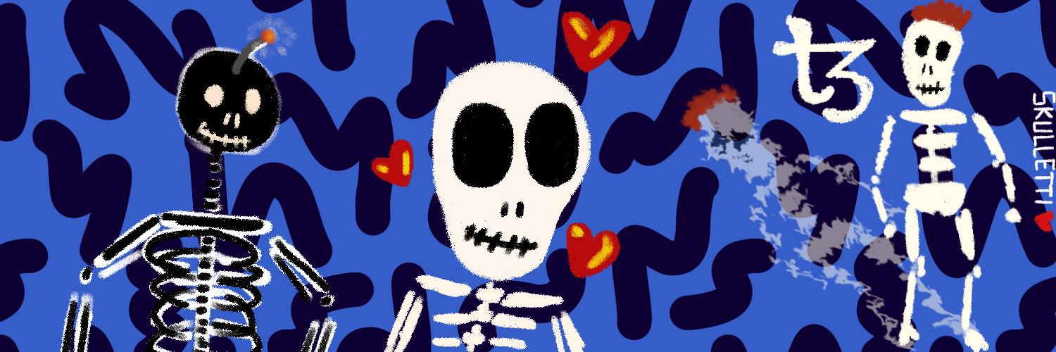 SKULLETTI TWITTER BANNER #211 static token preview