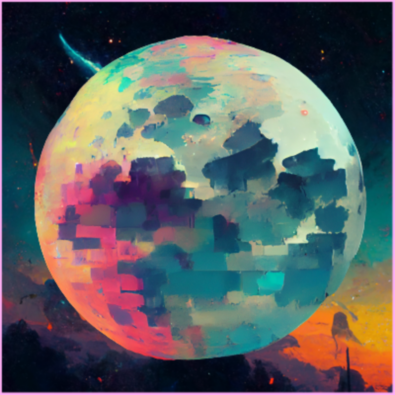 Moon Study #18 static token preview