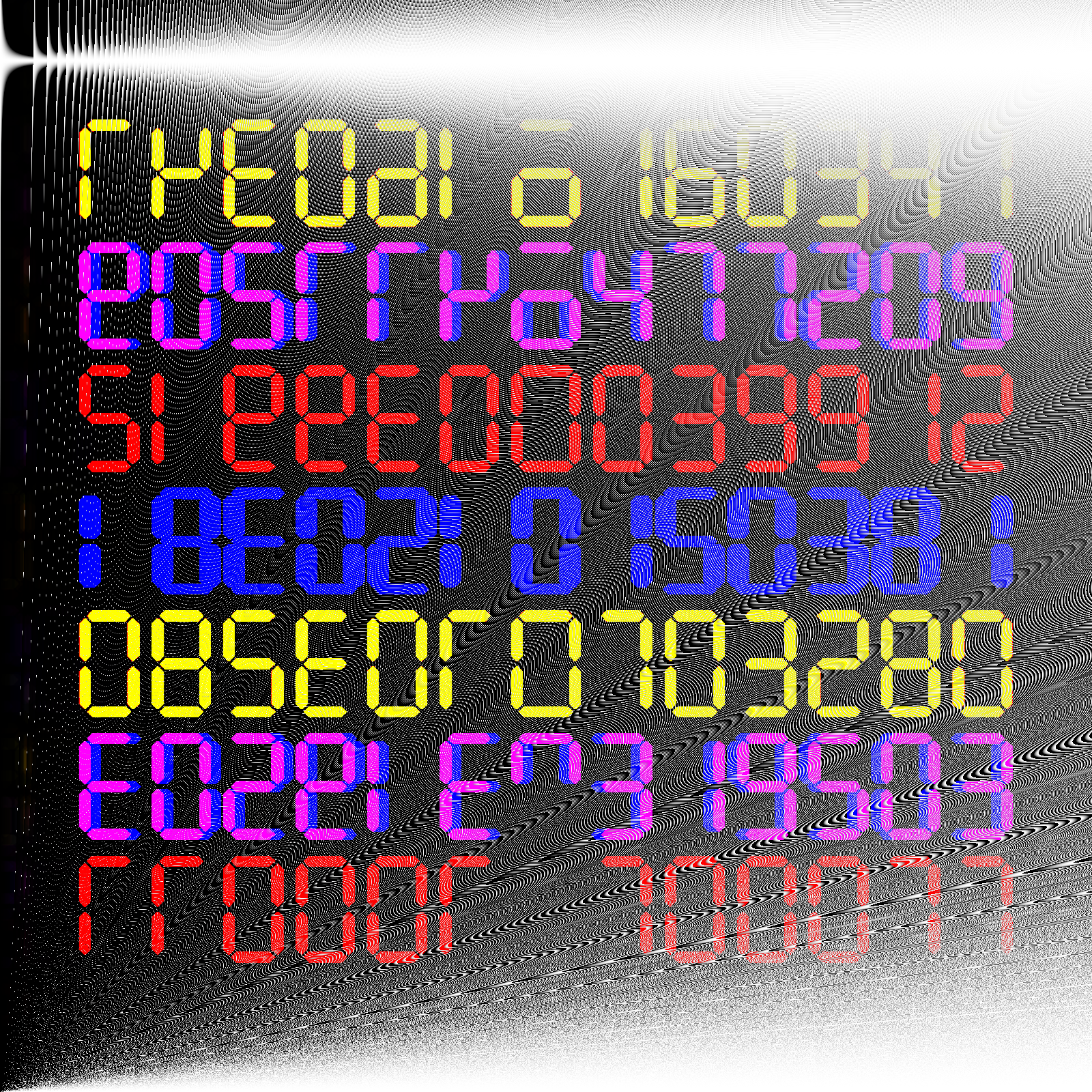 Digits #1015 static NFT preview