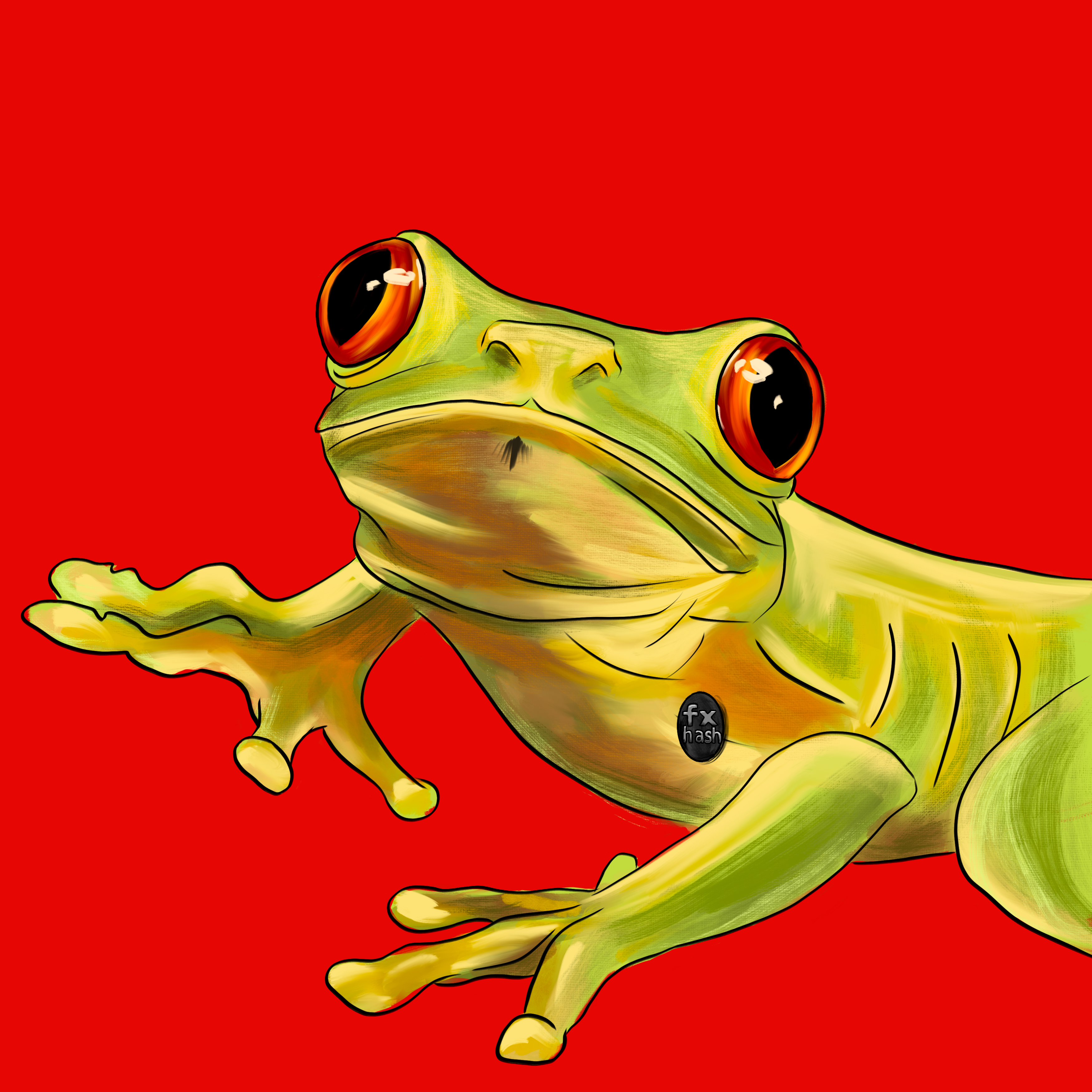 fxFrog #63 static NFT preview