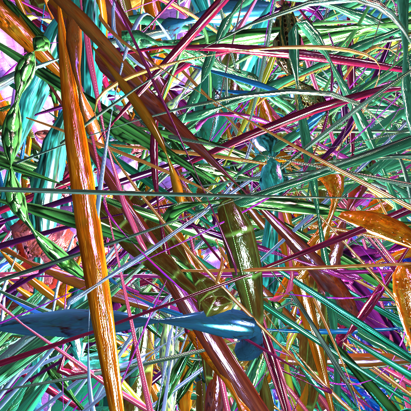 Prismatic Thickets #411 static NFT preview