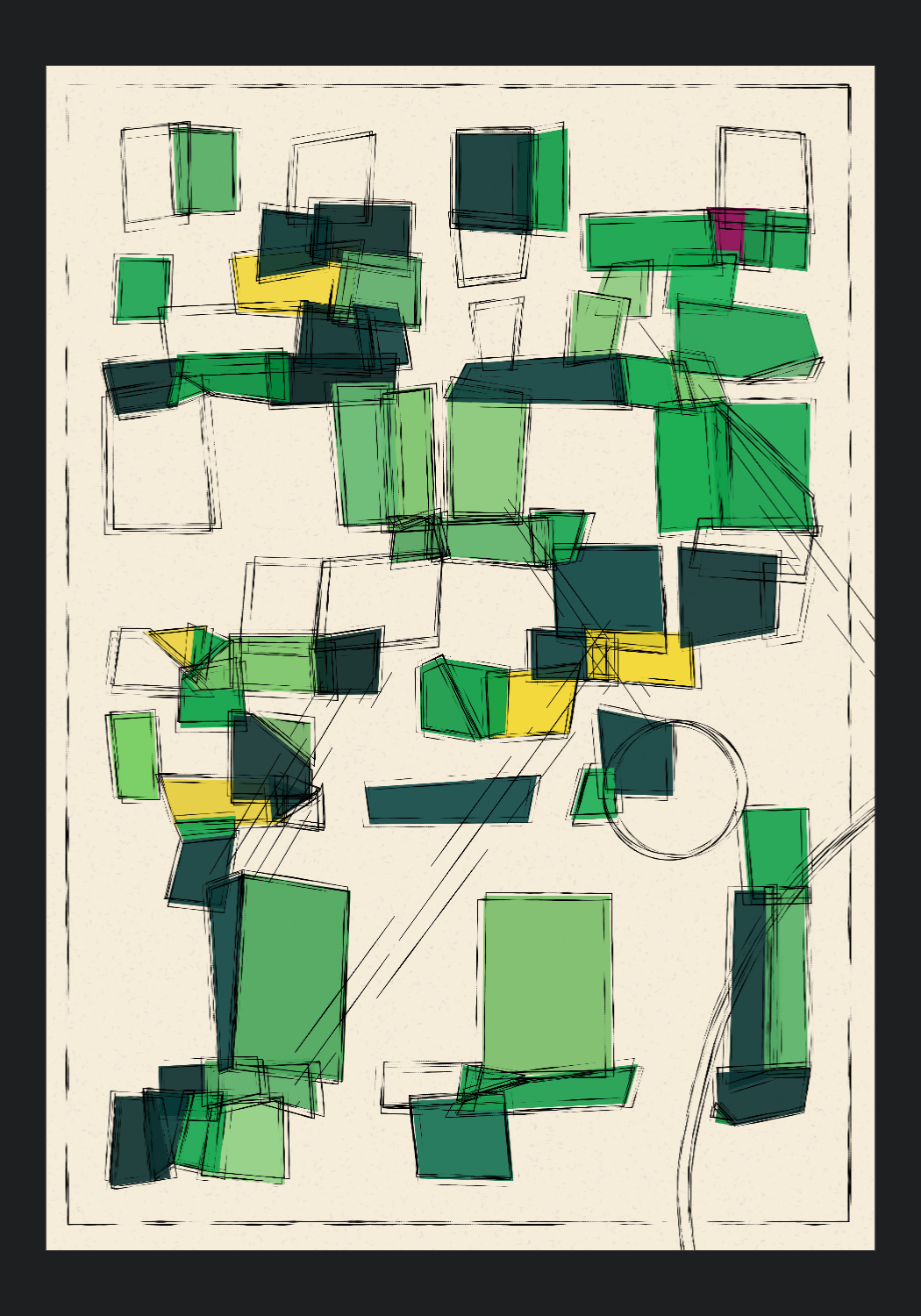 Sketch Block #45 static NFT preview