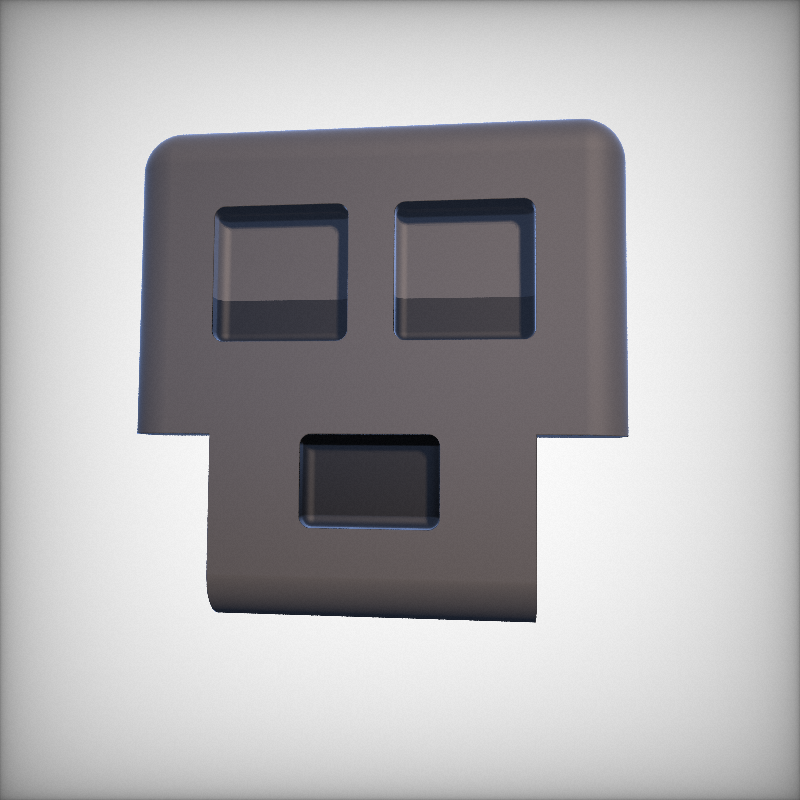 3D-SMOLSKULL #552 static NFT preview
