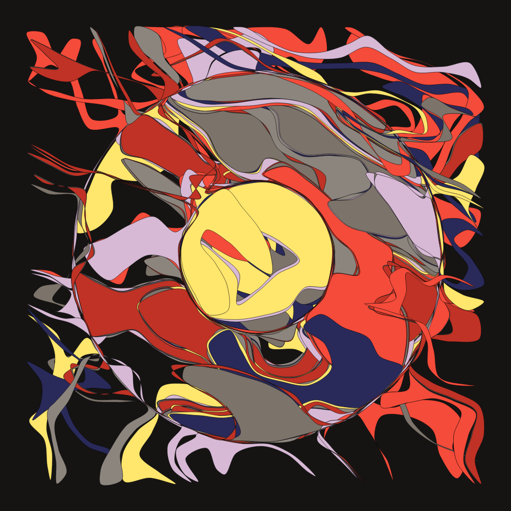 Geometric colorful shapes 3 #102 static token preview